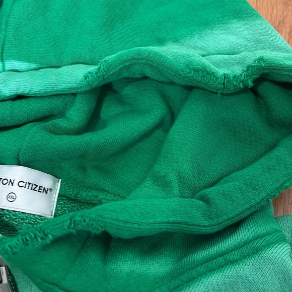 Cotton Citizen Bronx Hoodie Full Zip Kelly Green size L XL XXL NWT - Picture 7 of 12